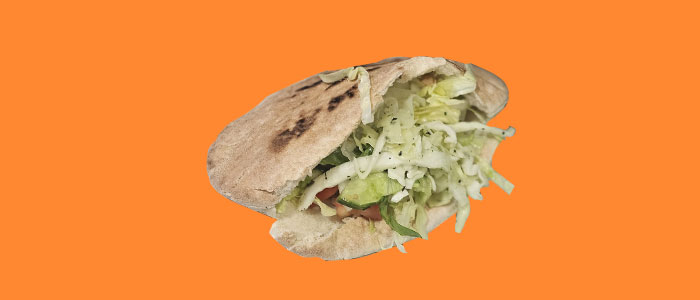 Pitta Salad  Small Pitta 